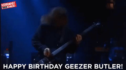 Happy birthday to the legendary Geezer Butler of  THE HAND OF DOOM 