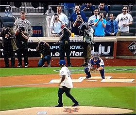 Happy Birthday, 50 Cent!! Cheers to you and the worst first pitch of all-time...  