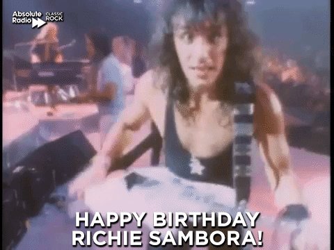 Happy birthday to Richie Sambora! Have a nice day!  