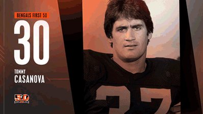 ICYMI: We revealed players 30-21 in the #Bengals First 50!  🎥: go.bengals.com/2uvustg  #Bengals50 https://t.co/w1jT0KliBw