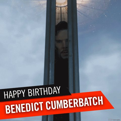 He brought the Sorcerer Supreme to the silver screen, Happy Birthday Benedict Cumberbatch! 