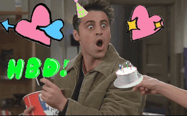 Happy birthday to GIF made by 