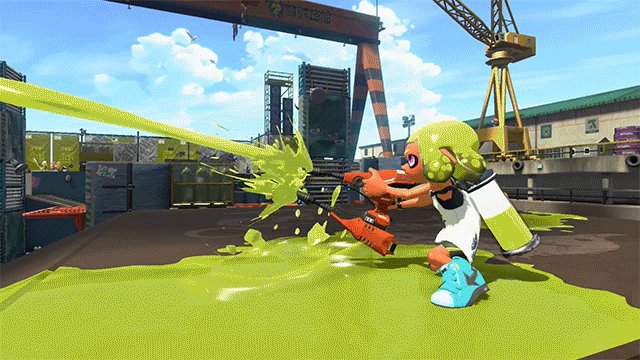 Splatoon スプラトゥーン デュアルスイーパーは スライド後の構え撃ちをしている間 なんと 2丁を合体させて前作同様の形になるぞ スライドで素早く距離を調整し 長距離からの高速精密射撃で相手を制圧しよう