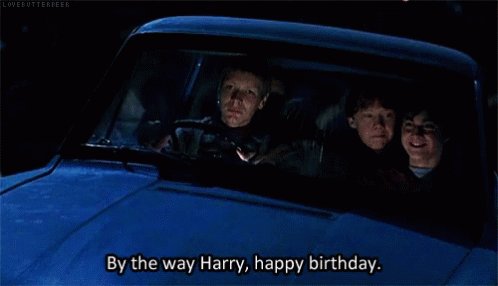 I\m watching Harry Potter and the Chamber of Secrets cause it\s 31st July today. Happy birthday Harry! 