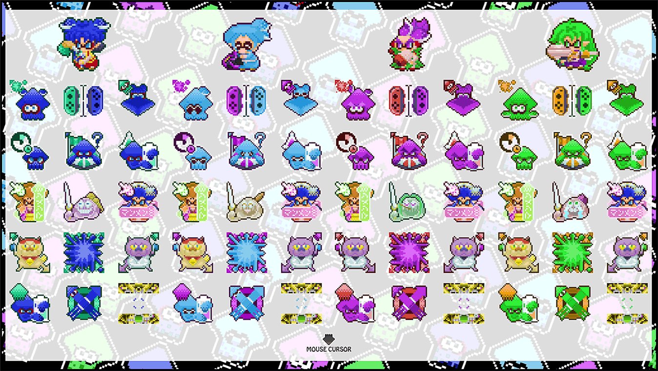 こなまる わーいがんばれゴエモン スプラトゥーンのマウスカーソルら ノリでゴエモンファミリー全員作ったけど多分使わないよね感 もののけ道中のvc化はよ はよ マウスカーソル T Co Yqn58y2xiw Twitter