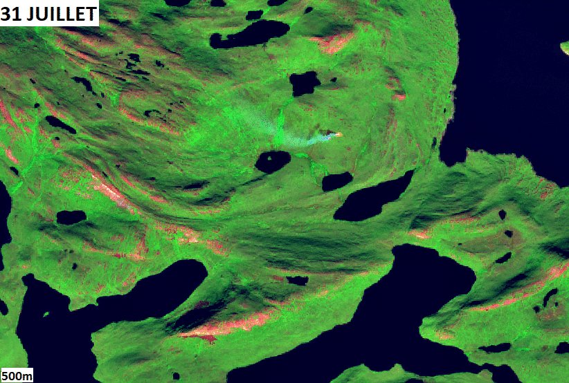 #Wildfire évolution in #Greenland