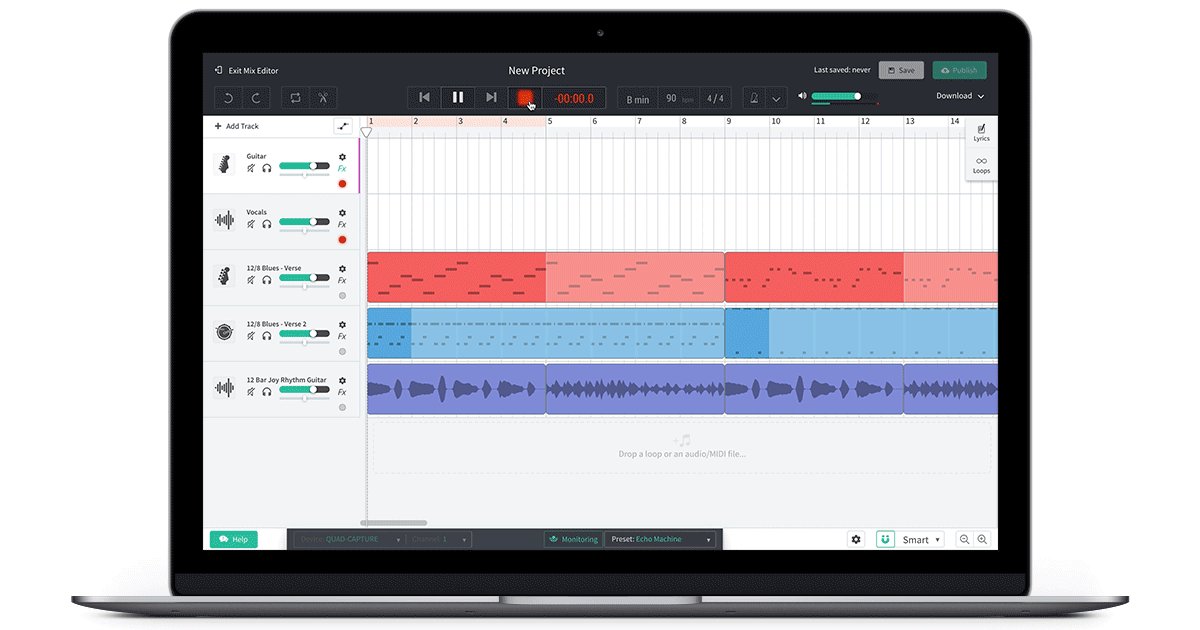 band lab master tracks