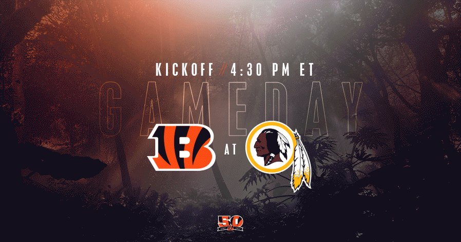 Nothing like #Bengals football on a Sunday! 🏈 #Bengals50  TV: FOX https://t.co/i9mUq0P5pT
