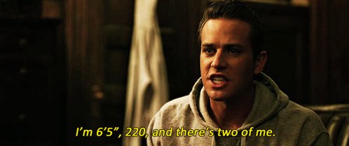 Happy birthday, Armie Hammer. (I never stopped believing that there is indeed two of you.) 