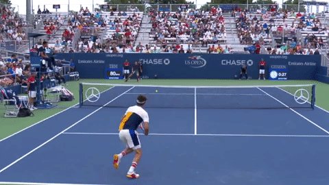 US Open Tennis on Twitter: "Drop shot mania today... @ThiemDomi takes the  first set 6-4 vs Fritz. #USOpen https://t.co/wMzbL4GoI4" / Twitter