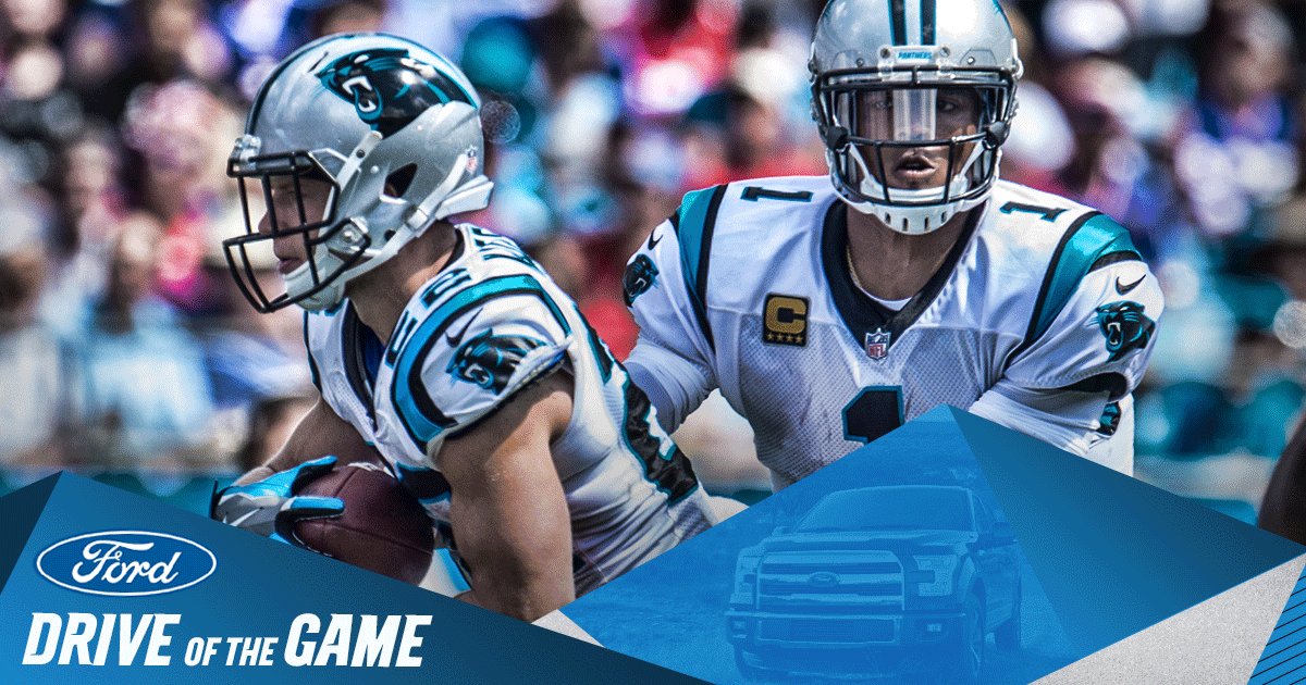 That quick Cam ➡️ CMC 14-yard burst is our Drive of the Game  🚘@localforddealer 🚘 https://t.co/GnBl2GDDGs