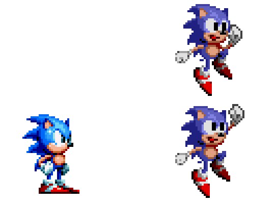 Sonic The Hedgeblog — Panicked running sprites that only appear for a