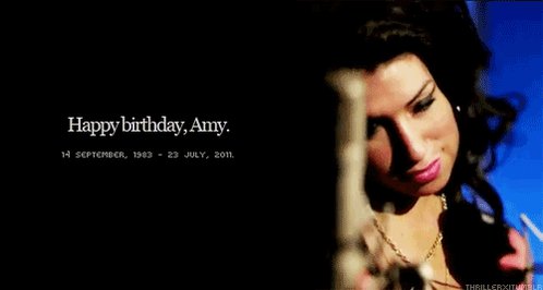 Happy birthday, Amy Winehouse. We miss your music.  