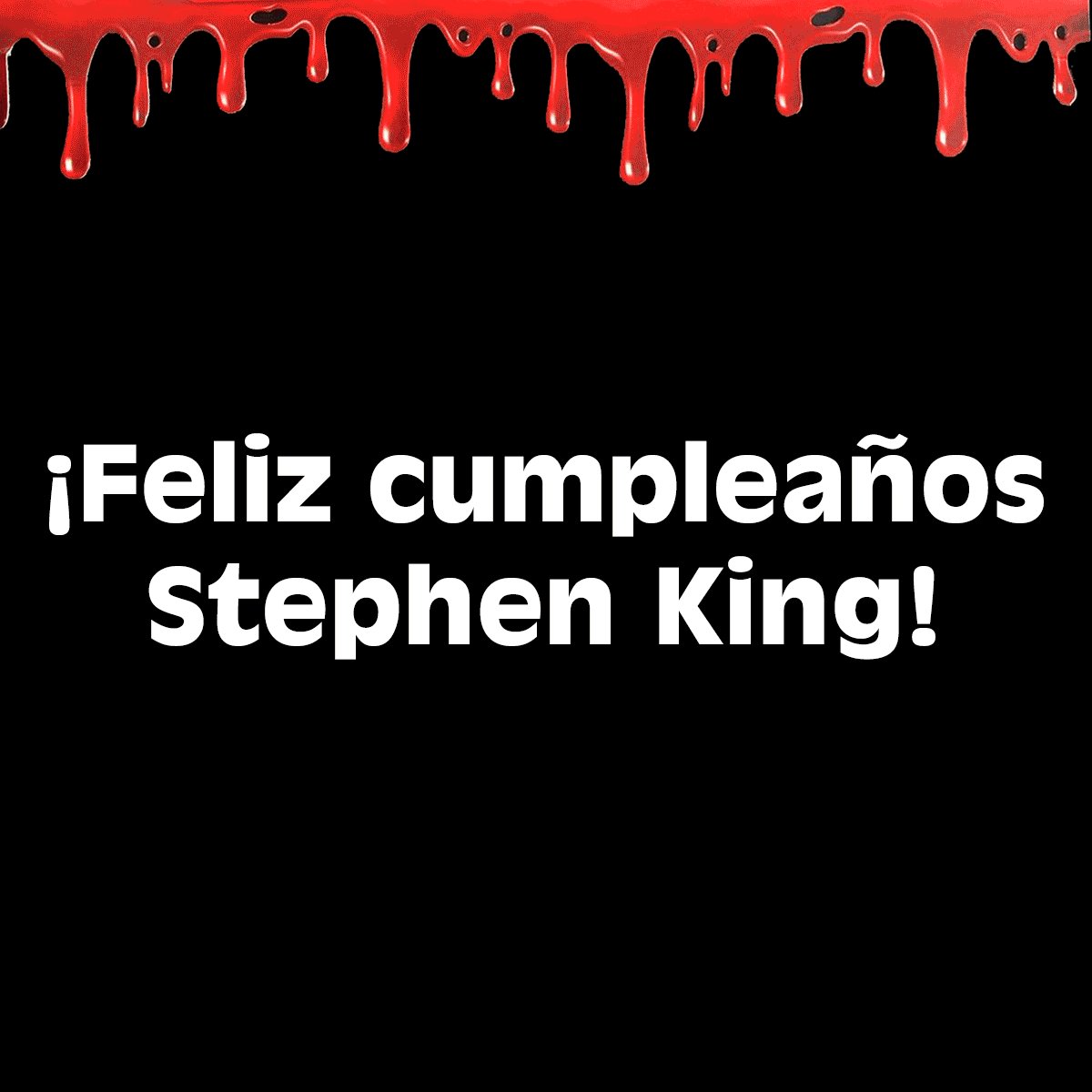  Happy birthday, dear Stephen King! Hoy celebramos al maestro indiscutible de la narrativa de terror. 