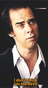 Happy birthday to Nick Cave, who turns 60 today     Saw this GIF and thought it was funny 