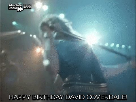 Happy birthday to the legendary voice - David Coverdale! 