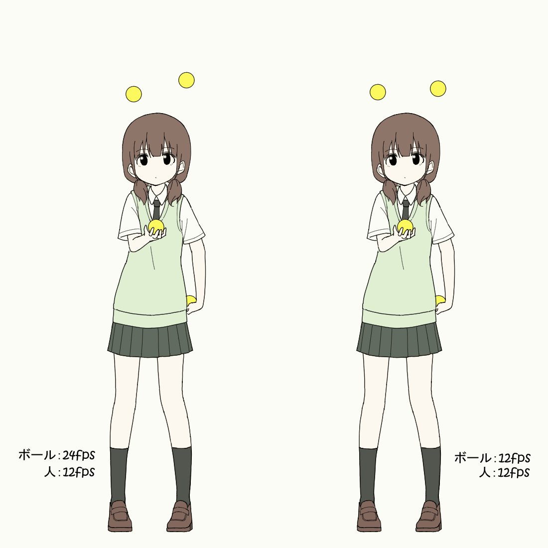 いり Na Twitteru 比較 並べると24fpsの良さが際立つな いり Na Twitteru 比較 並べると24fpsの良さが際立つな