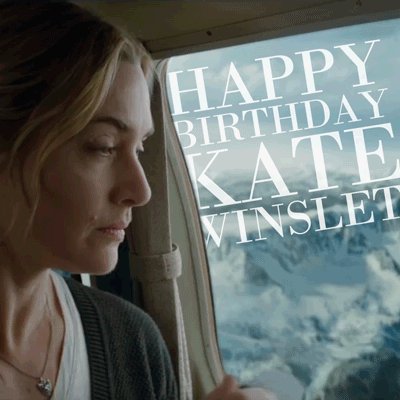 Wir wünschen Kate Winslet Happy Birthday!        - ab Dezember nur im Kino! 