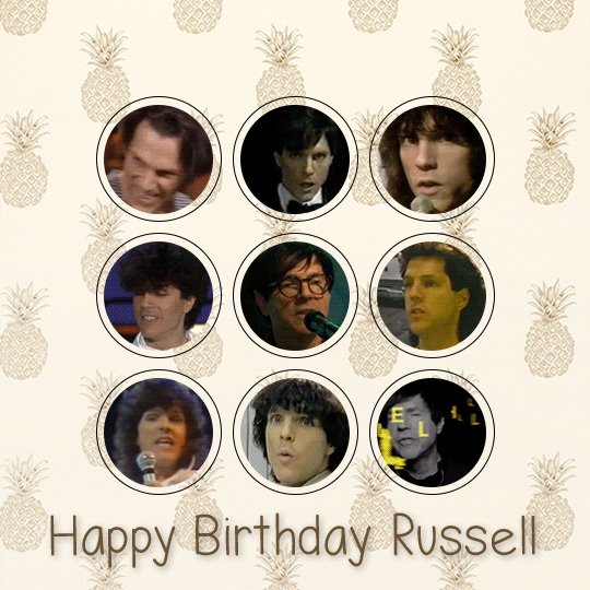 Happy birthday to the wonderful Russell Mael from    