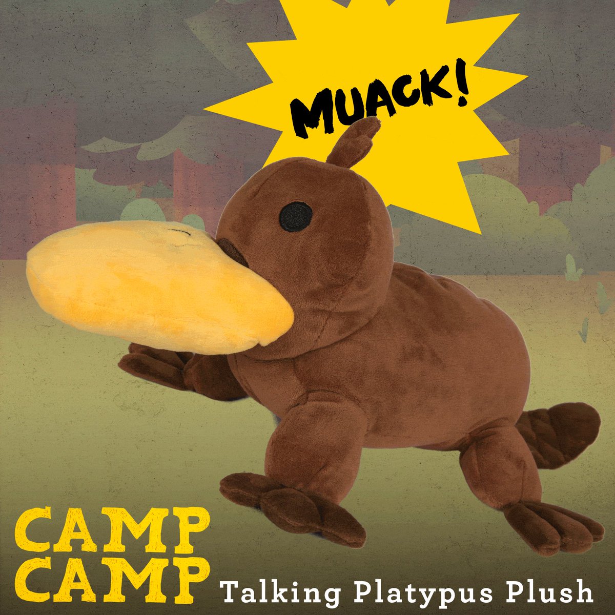 camp camp platypus plush
