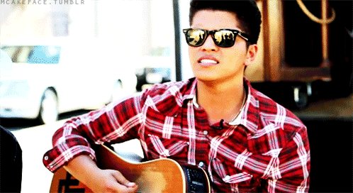 \"Happy Birthday Bruno Mars\"
With your great music and your great voice.
Have a great day champion. 