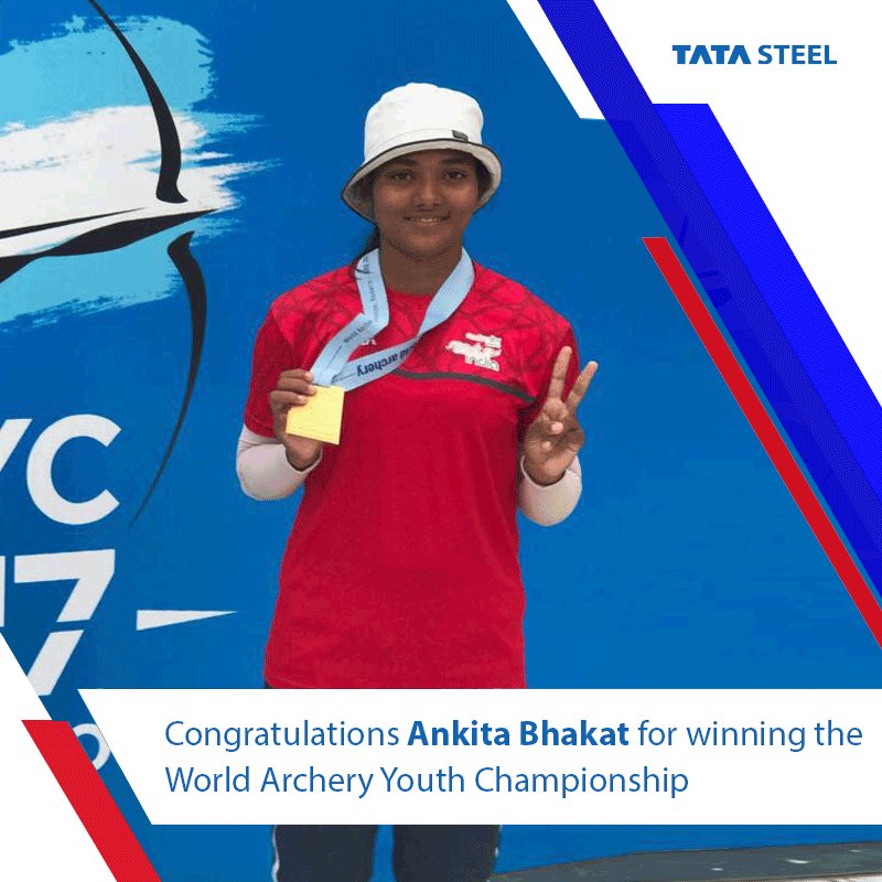Tata Steel on Twitter "Our cadet Ankita Bhakat from Tata Archery