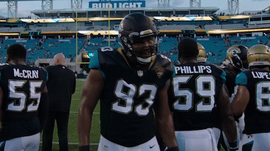 #Sacksonville!  @Campbell93 sacks to Goff to end the Rams drive. https://t.co/CSYIjyQoBG