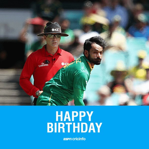  Happy birthday to Pakistan allrounder Mohammad Hafeez! 

 