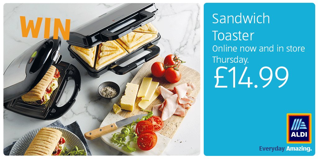Aldi sandwich toaster cheap
