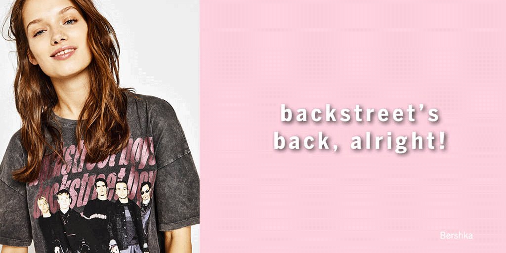 BERSHKA on Twitter: "90's Girls! Backstreet Boys are back! 😱🎤 Get the tee you've been waiting for here https://t.co/AqcAZMPUhd Twitter