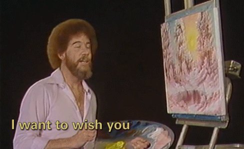Happy birthday to Bob Ross, who would have been 75 today. 