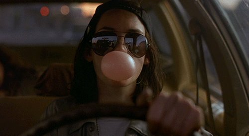 Happy birthday, Winona Ryder! Here she is in Jim Jarmusch\s charming  quintet of tales, NIGHT ON EARTH (1991): 