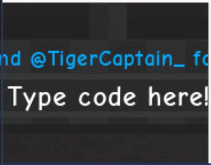 Tigercaptain On Twitter Got Special Codes Working Within - 