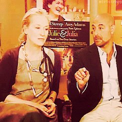 Love when these 2 interview together! Happy birthday Stanley Tucci     