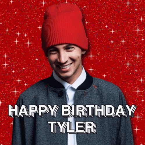 HAPPY BIRTHDAY TYLER JOSEPH! HOPE YOUR DAY IS AS AWESOME AS YOU ARE!
STAY STREET AND STAY ALIVE |-/ 