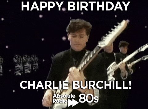  Happy Birthday Charlie Burchill of Alive & Kicking! 