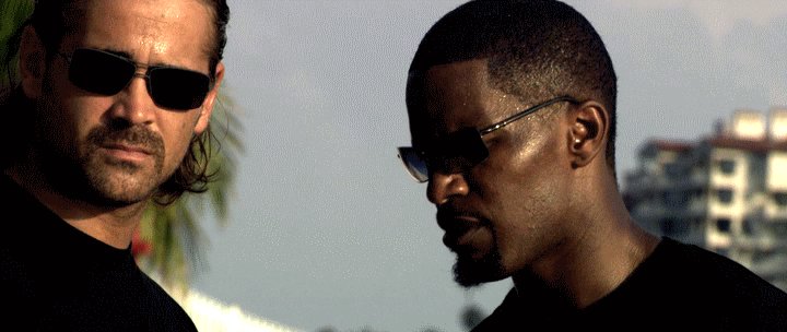 Happy 50th birthday Jamie Foxx! Colin and Jamie are co-stars on \Miami Vice\ (2006) 