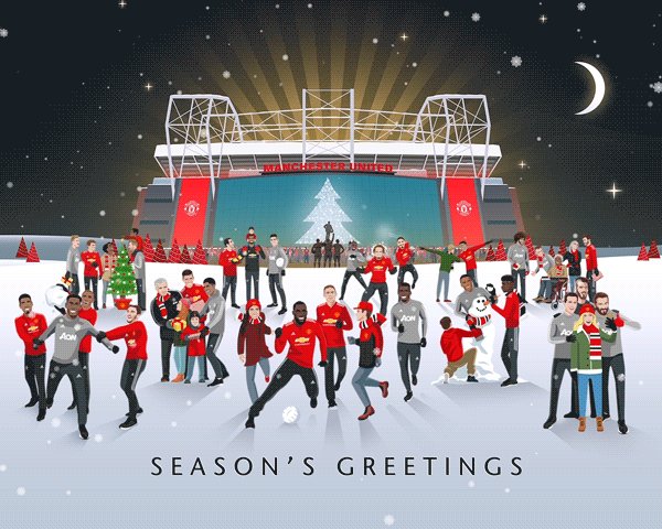 Merry Christmas from everyone at Manchester United! ??? MUFCxmas