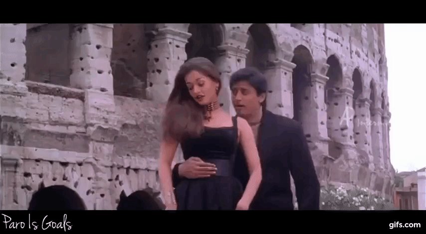 Aishwarya Rai GIFS ?? on Twitter: "A VISION IN BLACK. Aishwarya Rai Bachchan - Poovukkul - Jeans. https://t.co/jrSEAdFu7n" / Twitter