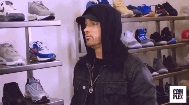 Eminem Goes Sneaker Shopping With Complex 