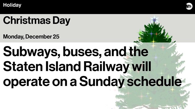 nyct subway on twitter on christmas day monday december 25 subways and buses in brooklyn bronx manhattan and queens as well as the staten island - Subway Christmas Eve Hours nyct subway on twitter on christmas day monday december 25 subways and buses in brooklyn bronx manhattan and queens as well as the staten island - Subway Christmas Eve Hours