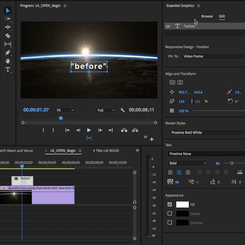 adobe premiere different display screens quotation