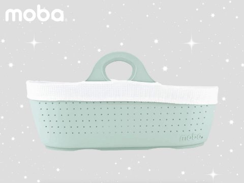moba moses basket mint