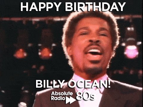 A huge happy birthday to the legend that is Leslie Sebastian Charles a.k.a. Billy Ocean a.k.a  