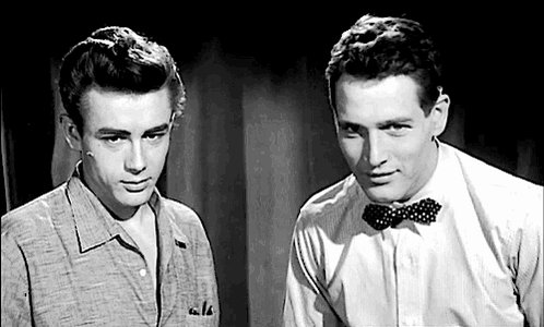 Happy birthday, Paul Newman. Here he auditions with James Dean for EAST OF EDEN:    