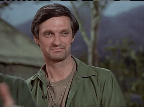  Aw, you were one of my crushes. 
Happy Birthday Alan Alda!!! 