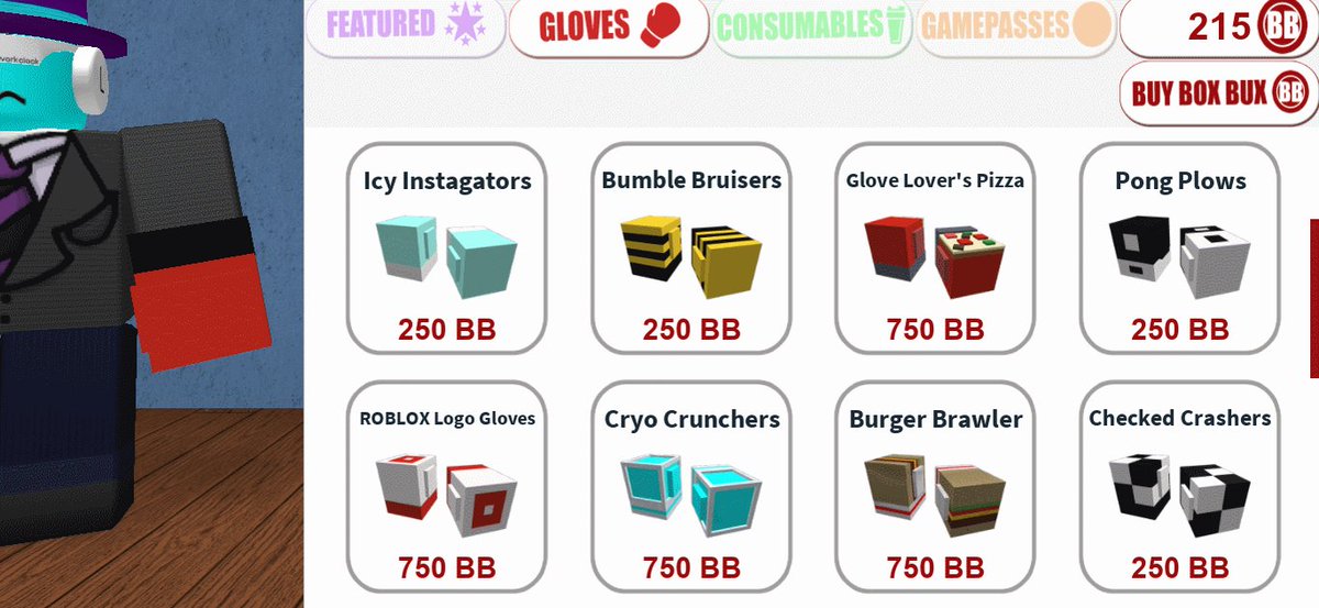 Icytea On Twitter Cool Stuff To Get In Ro Boxing S New Shop Thanks For The Many Gloves Sirdapper And Credit To Adstract For Making The In Game Shop And The Ui Design Roblox Robloxdev - boxing glove roblox