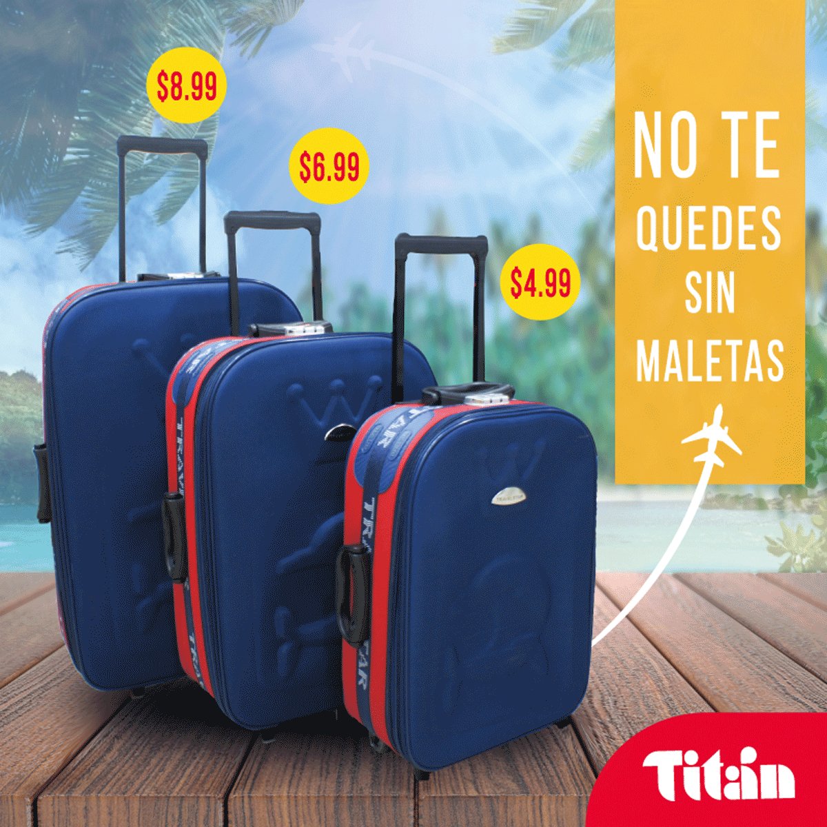 Juego de maletas Titan - Mundo Maletas
