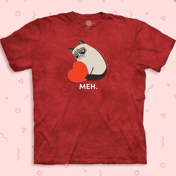 Grumpy Cat (@RealGrumpyCat) on Twitter photo 2018-02-09 17:17:57 Valentines Day is the Worst. Get the ALL NEW Grumpy Cat Valentines Tees from The Mountain and share all your feelings now! grumpy.cat/MountainTees Valentines Day is the Worst. Get the ALL NEW Grumpy Cat Valentines Tees from The Mountain and share all your feelings now! grumpy.cat/MountainTees
