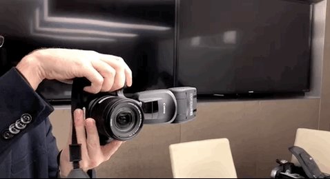 Canon made a flash that automatically figures out the best direction to point